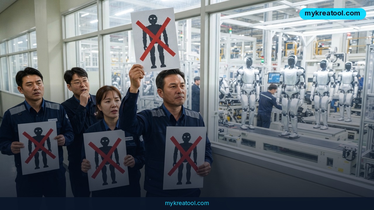 Роботы на производстве Hyundai: забастовки из-за Atlas